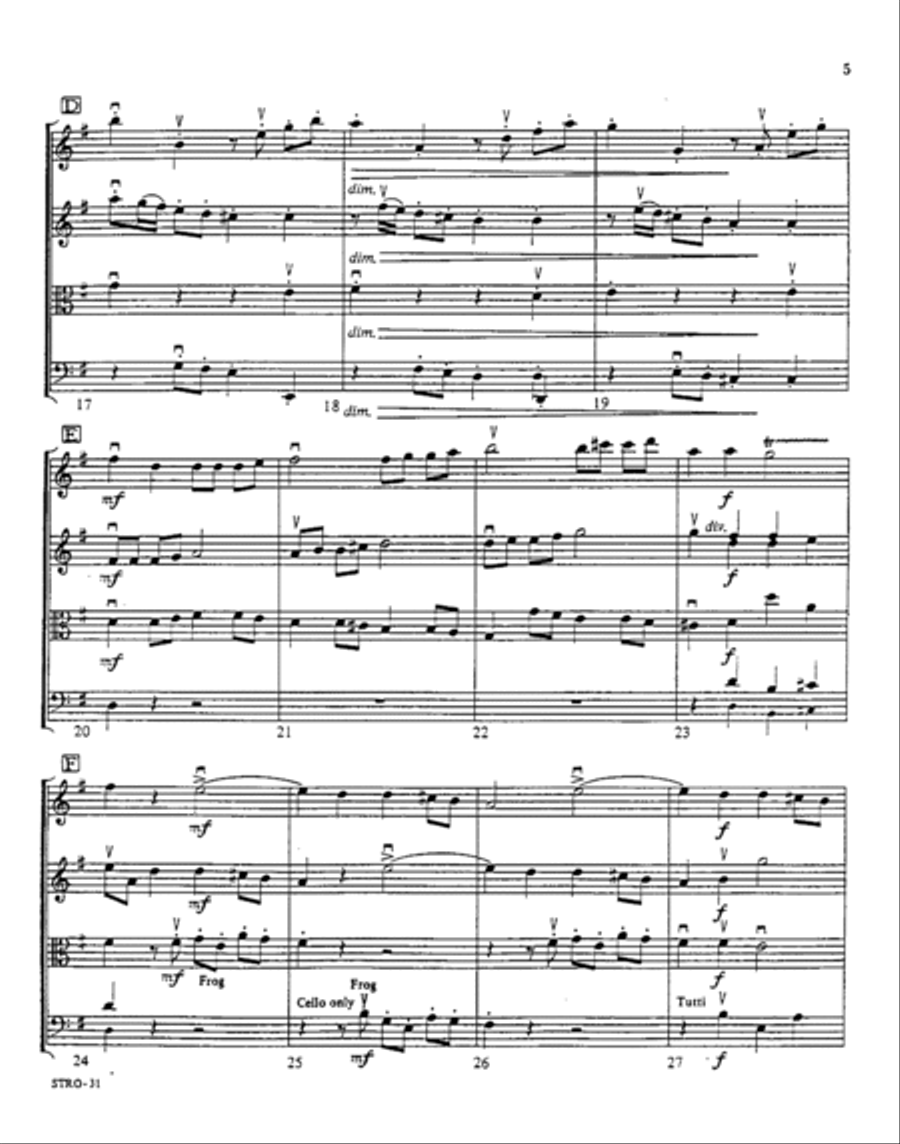 Concerto Grosso, Op. 6 No. 1 in G: Allegro Orchestra scores gallery preview page 4