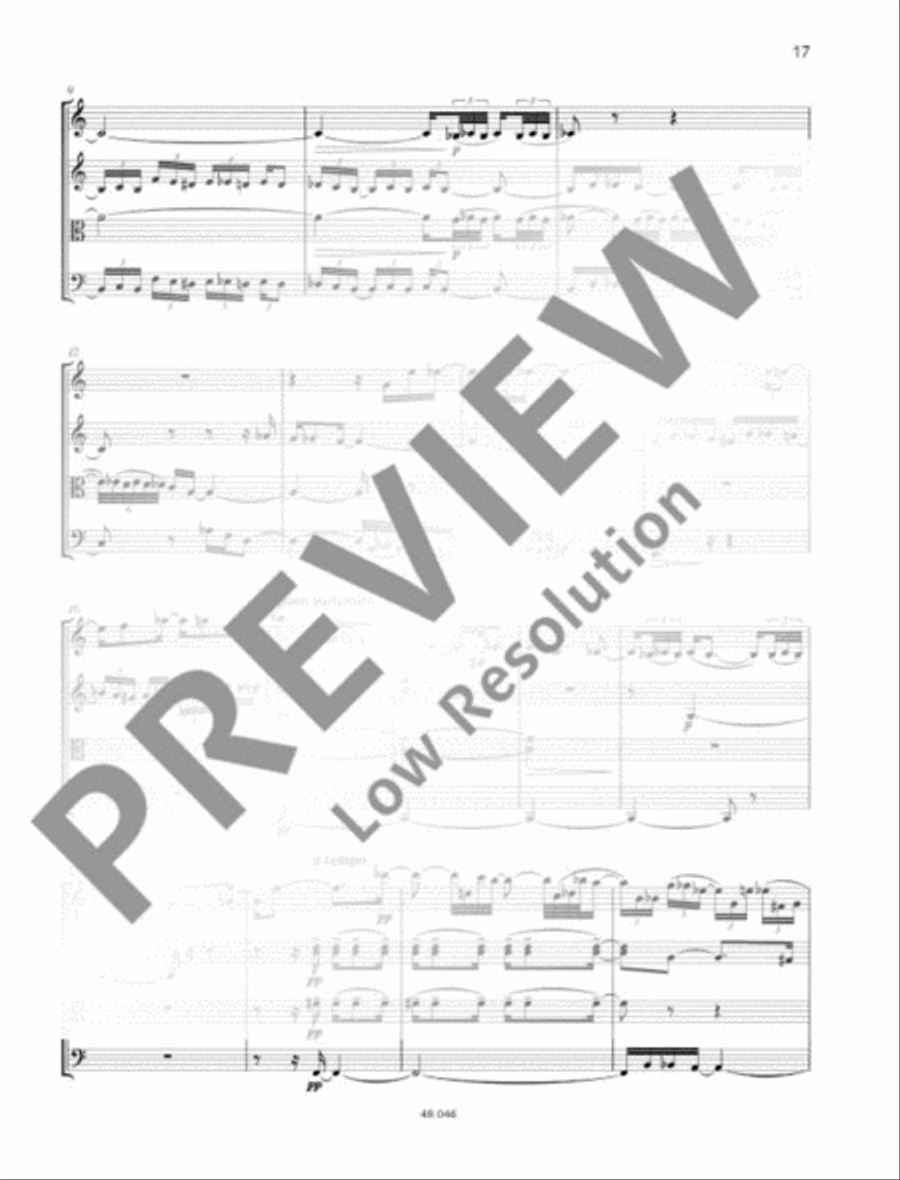 Quartet Clarinet scores gallery preview page 18