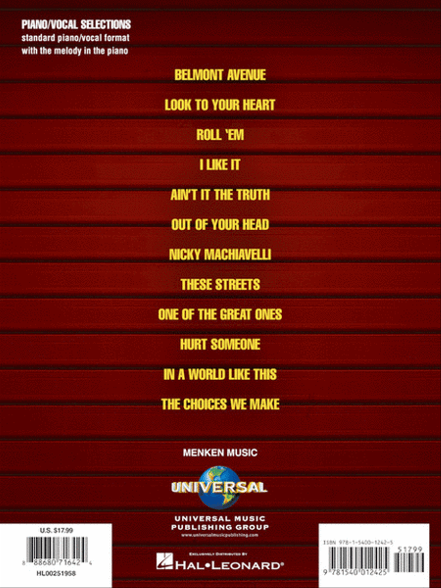 A Bronx Tale Piano, Vocal scores gallery preview page 7