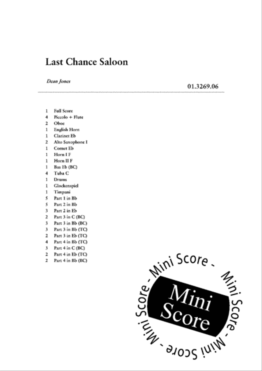 Last Chance Saloon Last Chance Saloon Concert Band scores gallery preview page 4