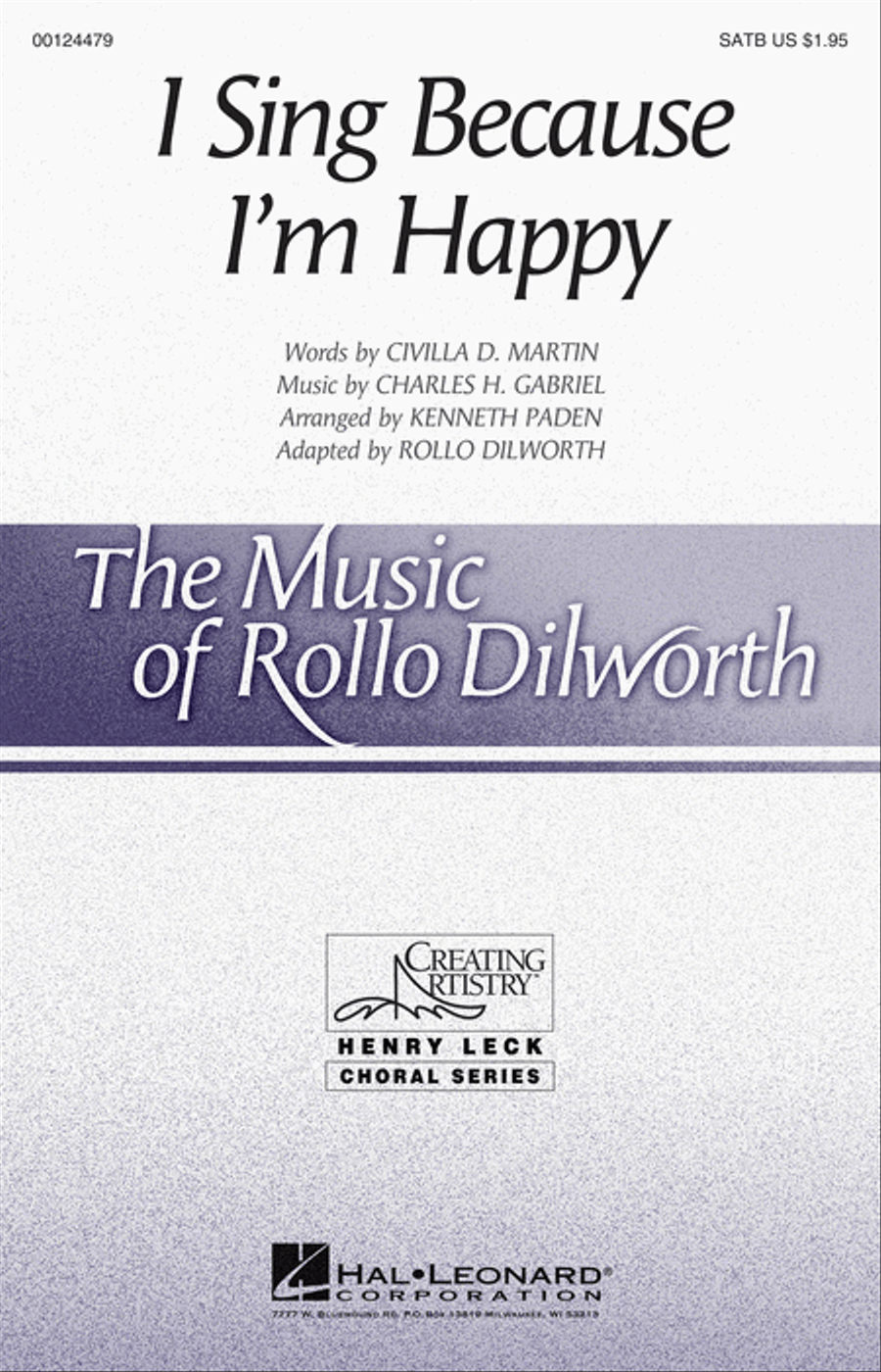 I Sing Because I'm Happy 4-Part scores gallery preview page 1