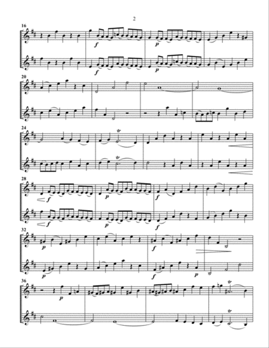 Sonata Trumpet Duet scores gallery preview page 3