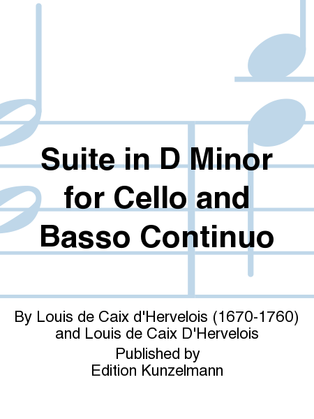 Suite in D Minor for Cello and Basso Continuo