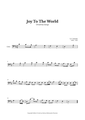 Joy To The World for Easy Cello Solo