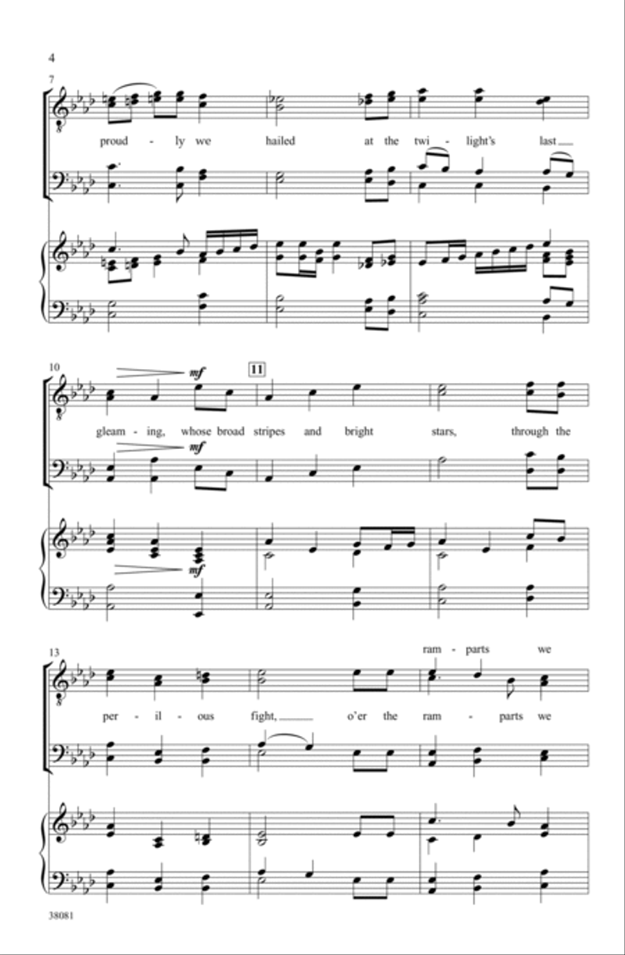 The Star-Spangled Banner TTBB scores gallery preview page 3