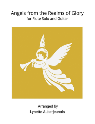 Angels from the Realms of Glory - Flute Solo with Guitar Chords.