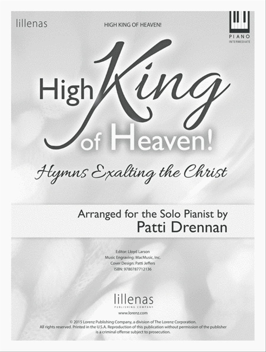 High King of Heaven Piano Solo scores gallery preview page 1