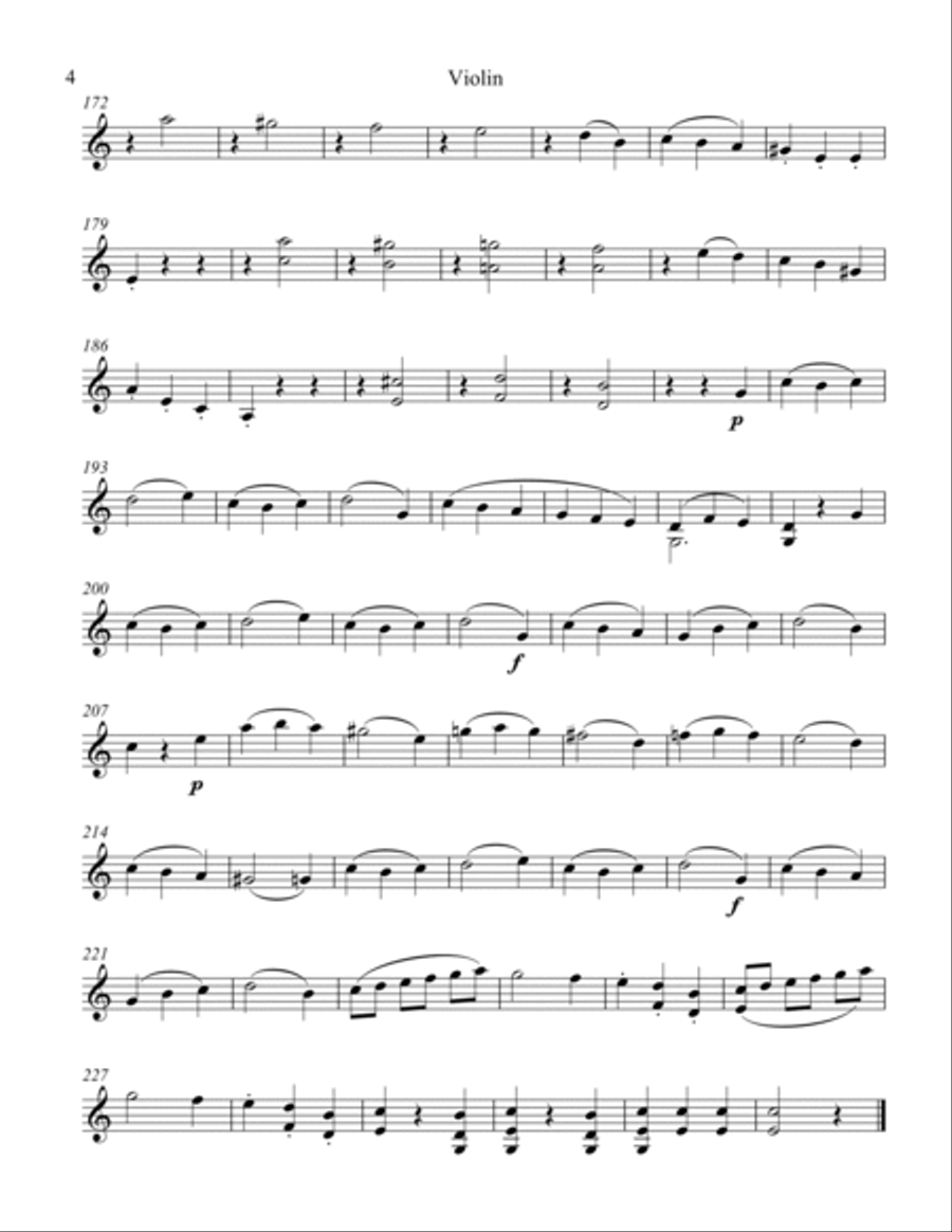 Duo #1 Violin Solo scores gallery preview page 4