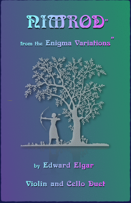 Book cover for Nimrod, from the Enigma Variations by Elgar, Violin and Cello Duet