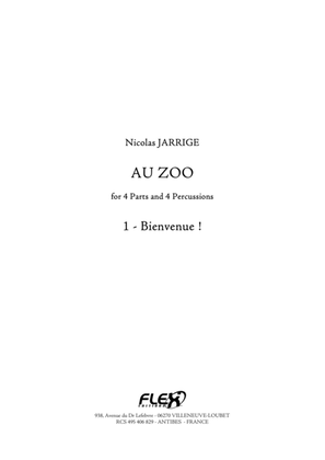 Book cover for Au Zoo - 1 - Bienvenue !
