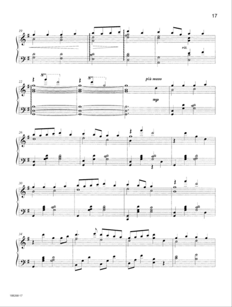 Prepare Him Room - Book and Listening CD Piano Solo scores gallery preview page 13