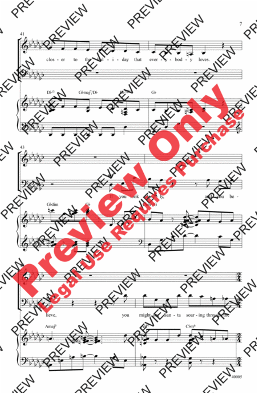 Counting Down to Christmas - SoundTrax CD (CD only) Choir scores gallery preview page 7