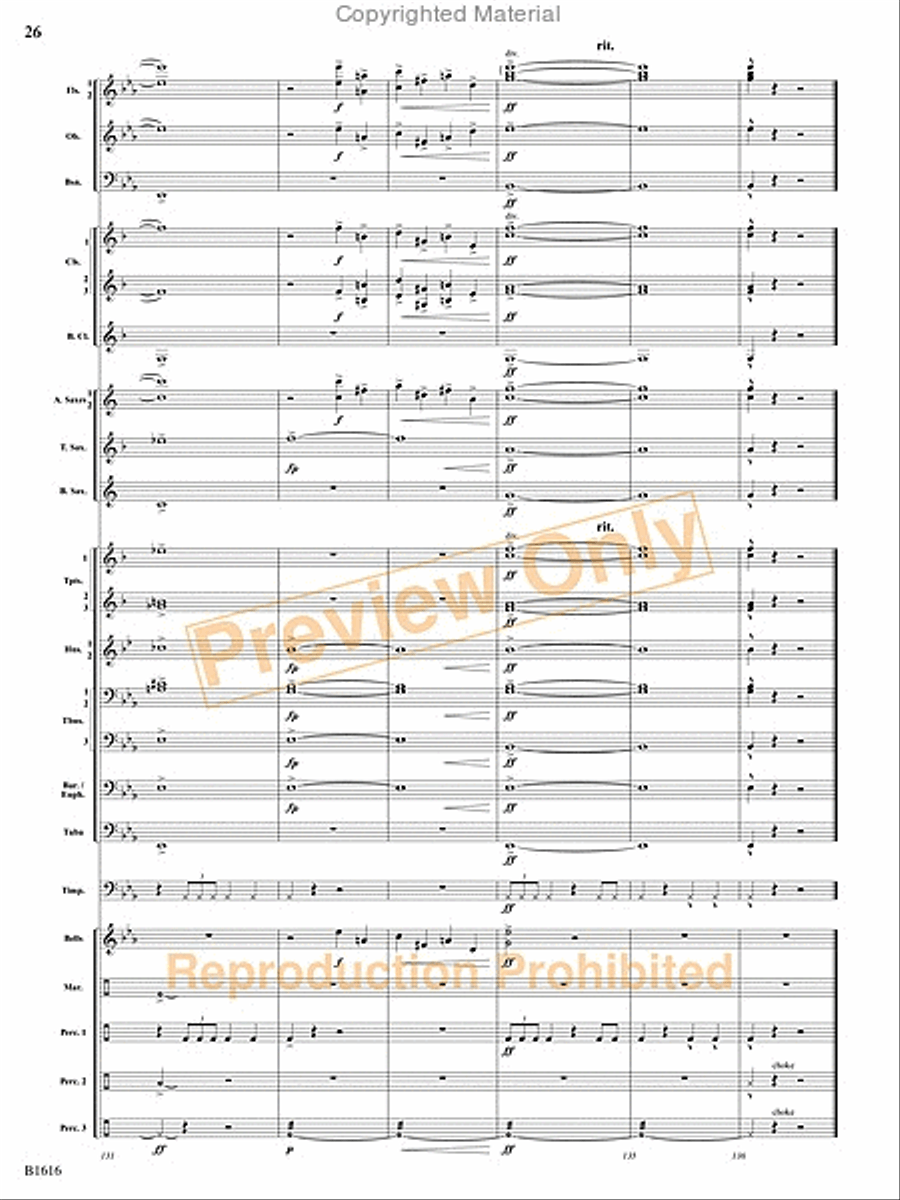 One Giant Leap Concert Band scores gallery preview page 55