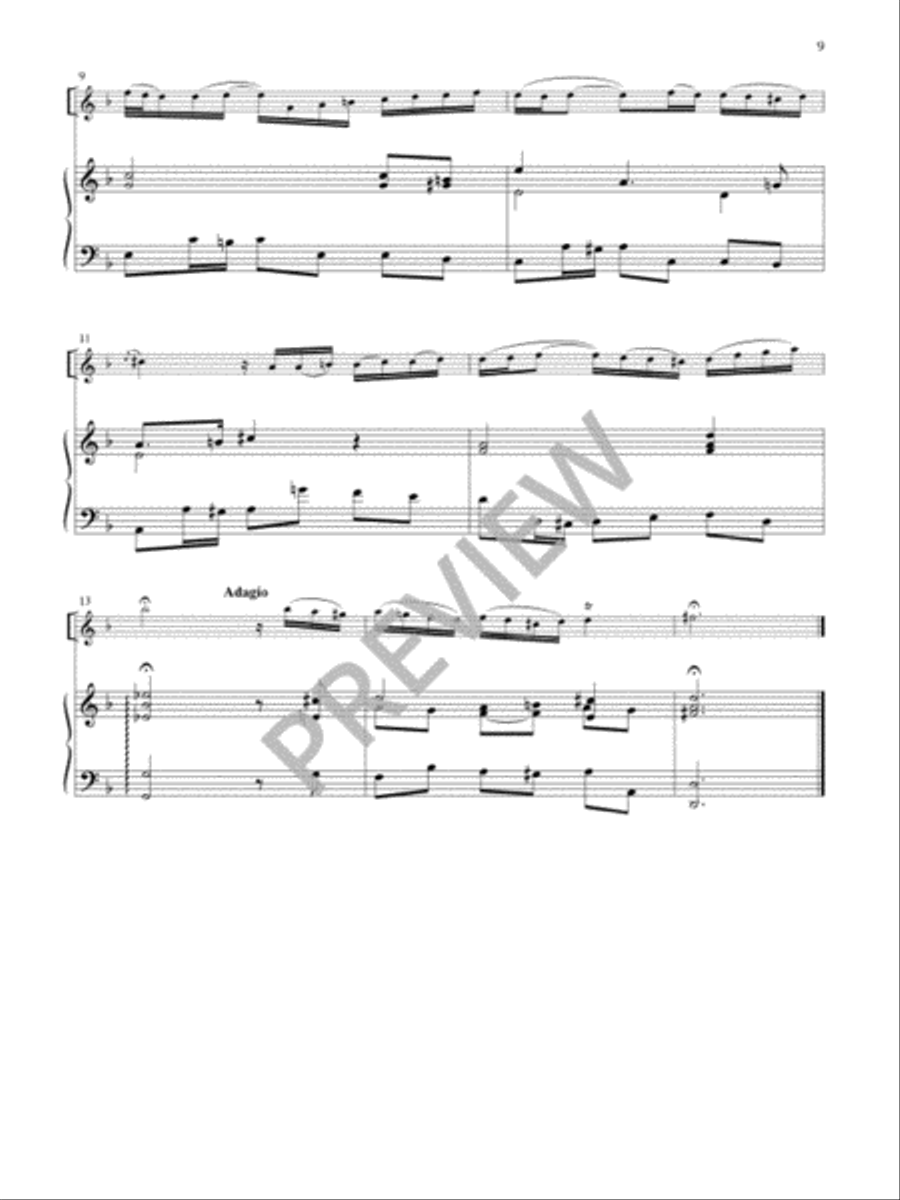 Variations on The Coventry Carol Flute scores gallery preview page 11