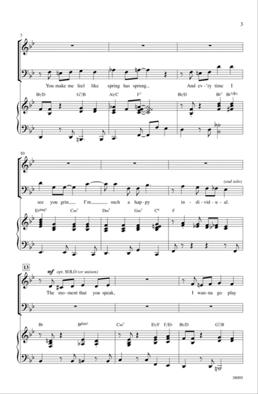 You Make Me Feel So Young - SoundTrax CD (CD only) Choir scores gallery preview page 3