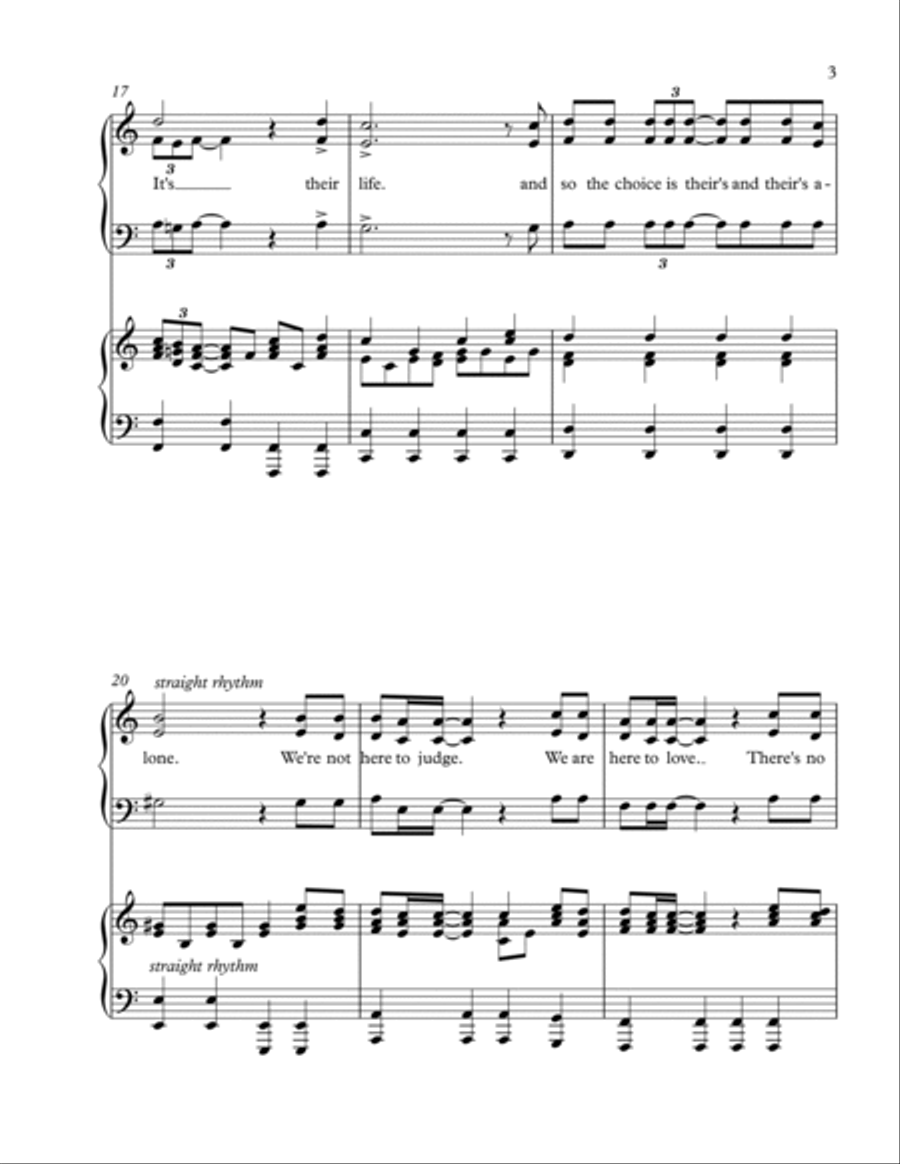 Here To Love 3-Part scores gallery preview page 3