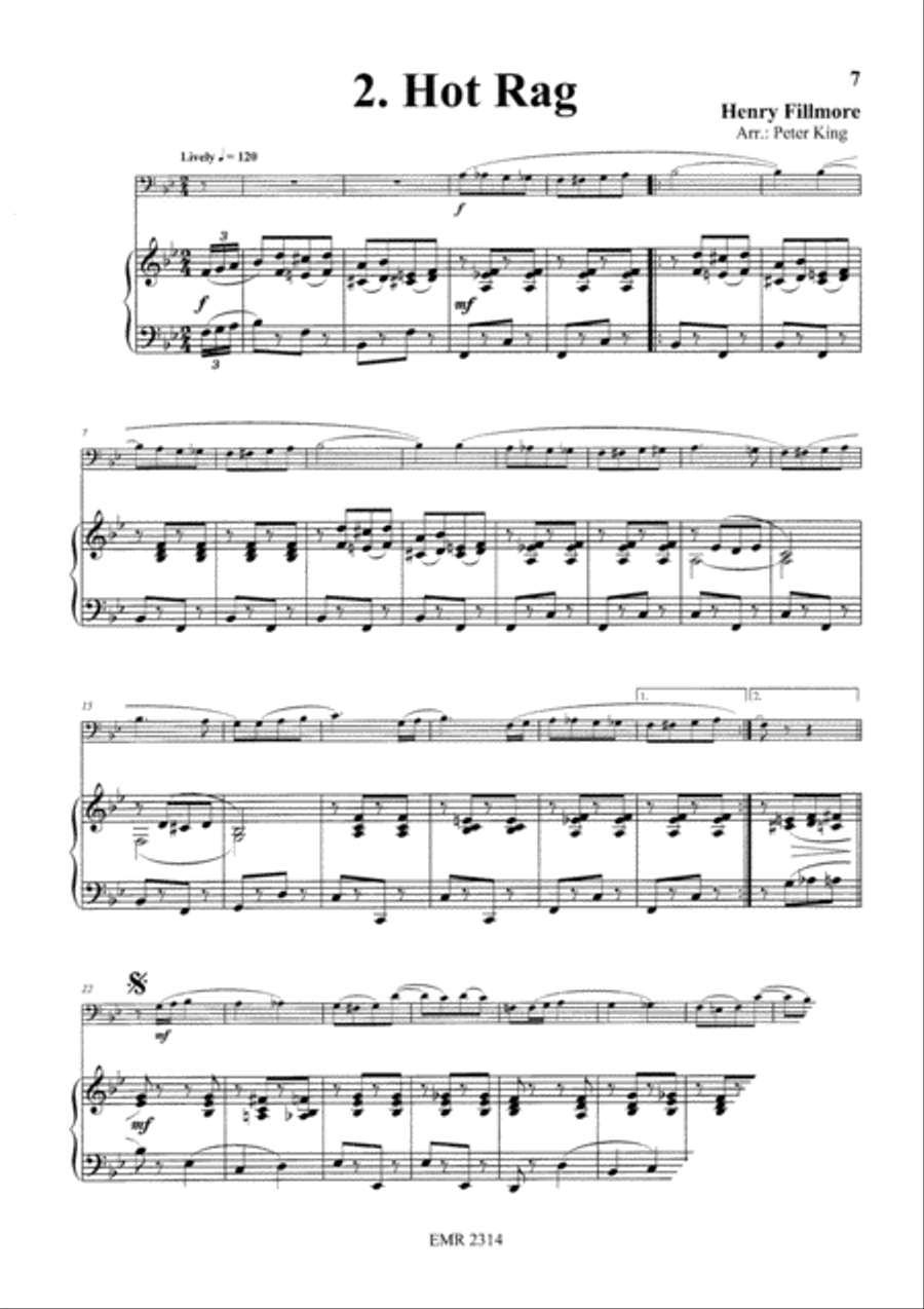 15 Rags Euphonium scores gallery preview page 4