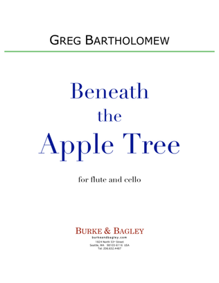 Book cover for Beneath the Apple Tree (flute & cello)