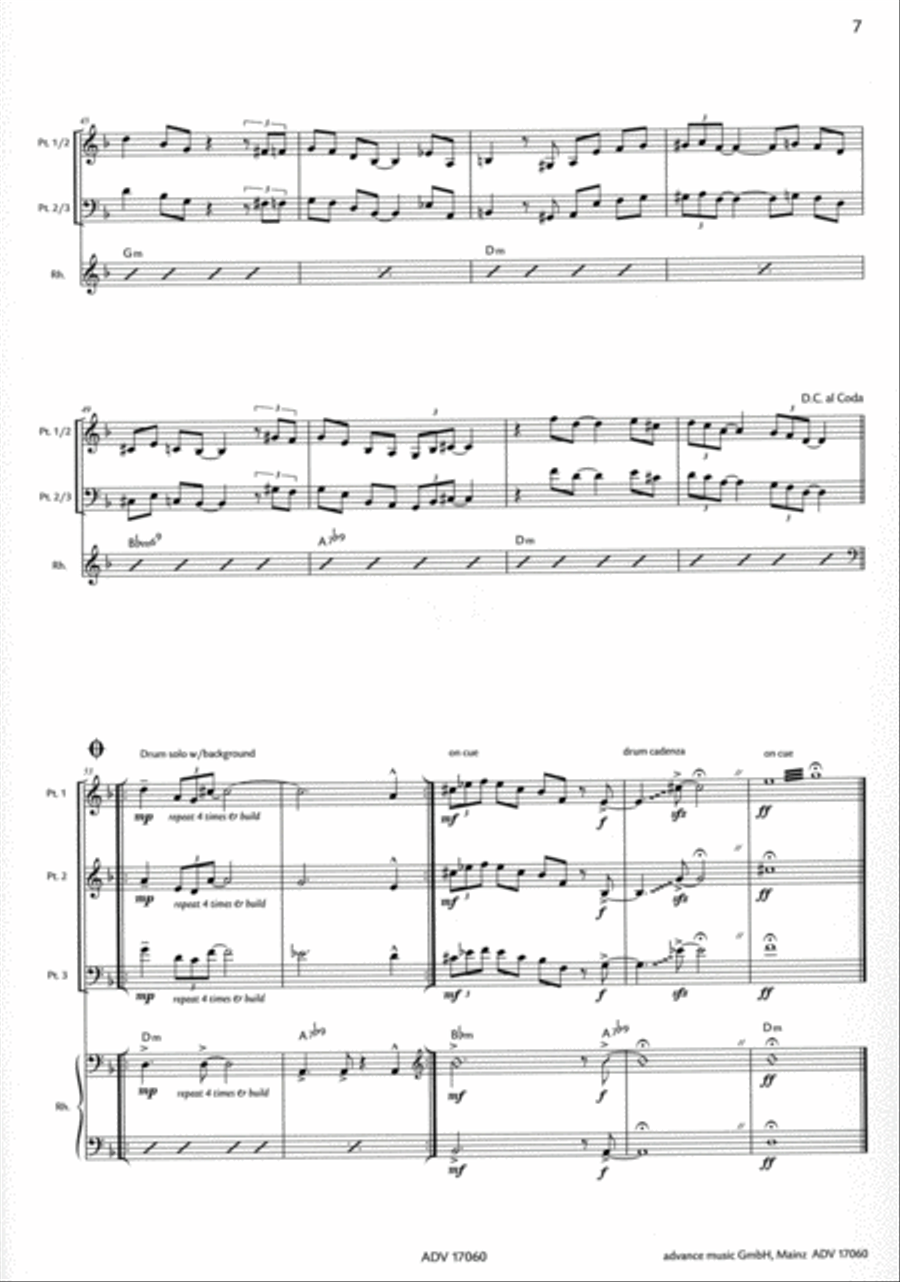 The Forty Club Small Ensemble scores gallery preview page 4