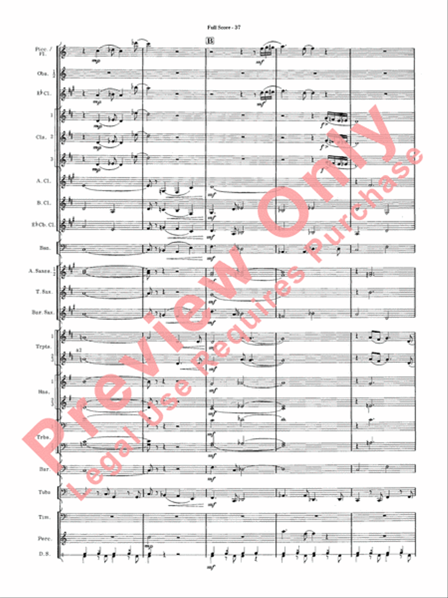 James Bond Suite Concert Band scores gallery preview page 39