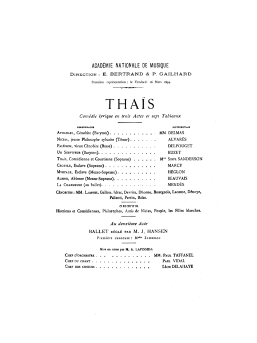 Thaïs Voice scores gallery preview page 4