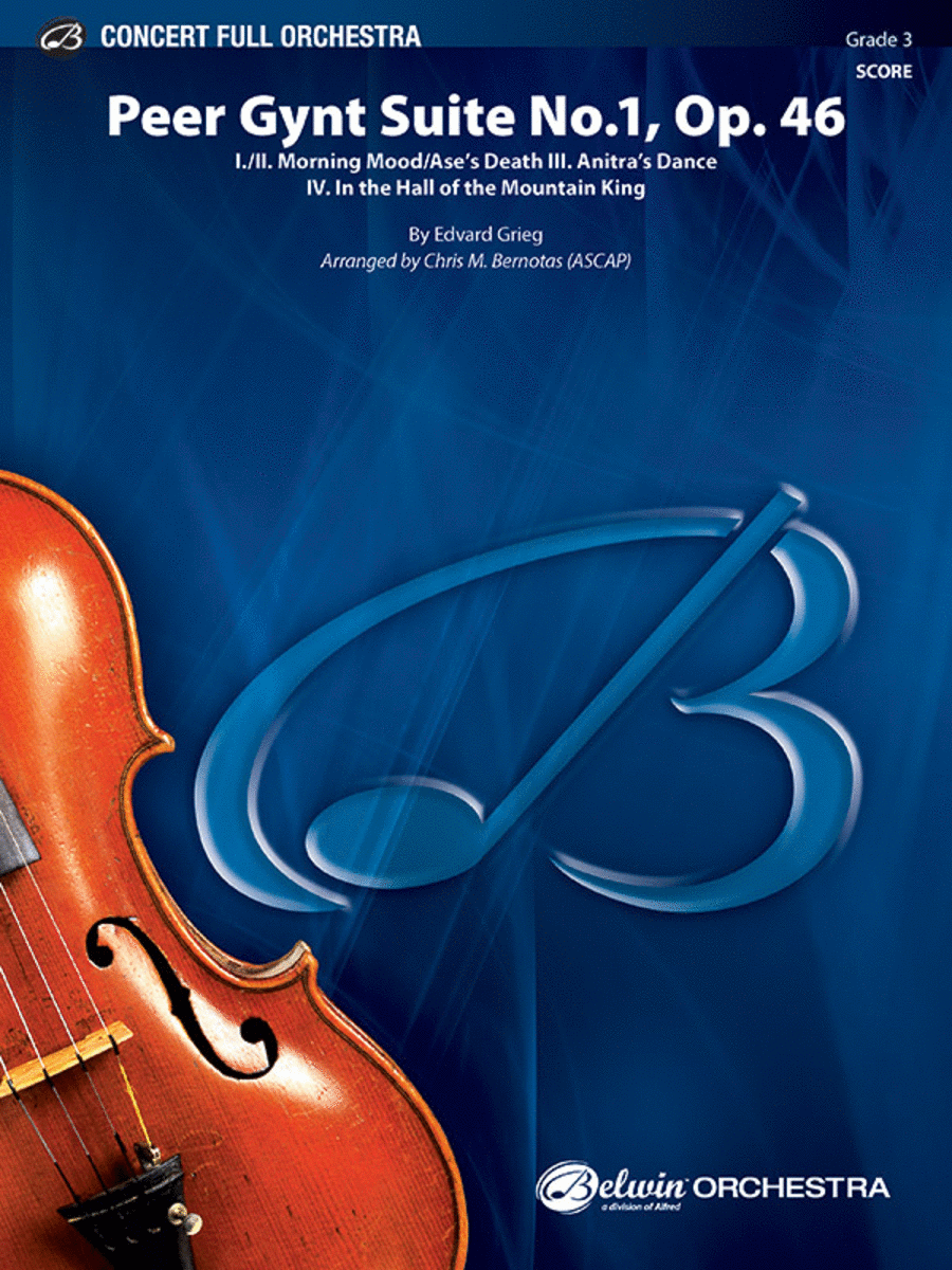 Peer Gynt Suite No.1, Op. 46 Full Orchestra scores gallery preview page 1