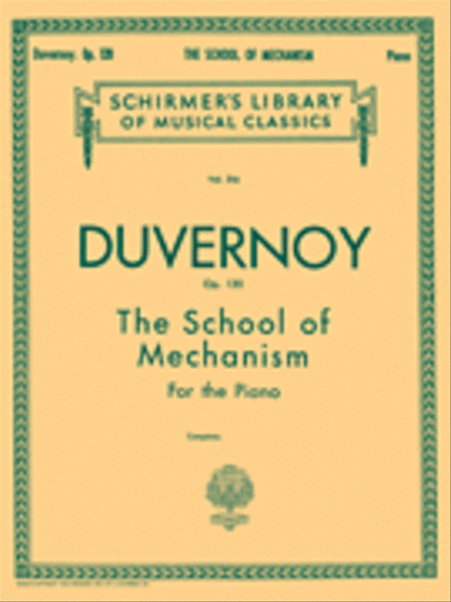 School of Mechanism, Op. 120 Piano Method scores gallery preview page 1