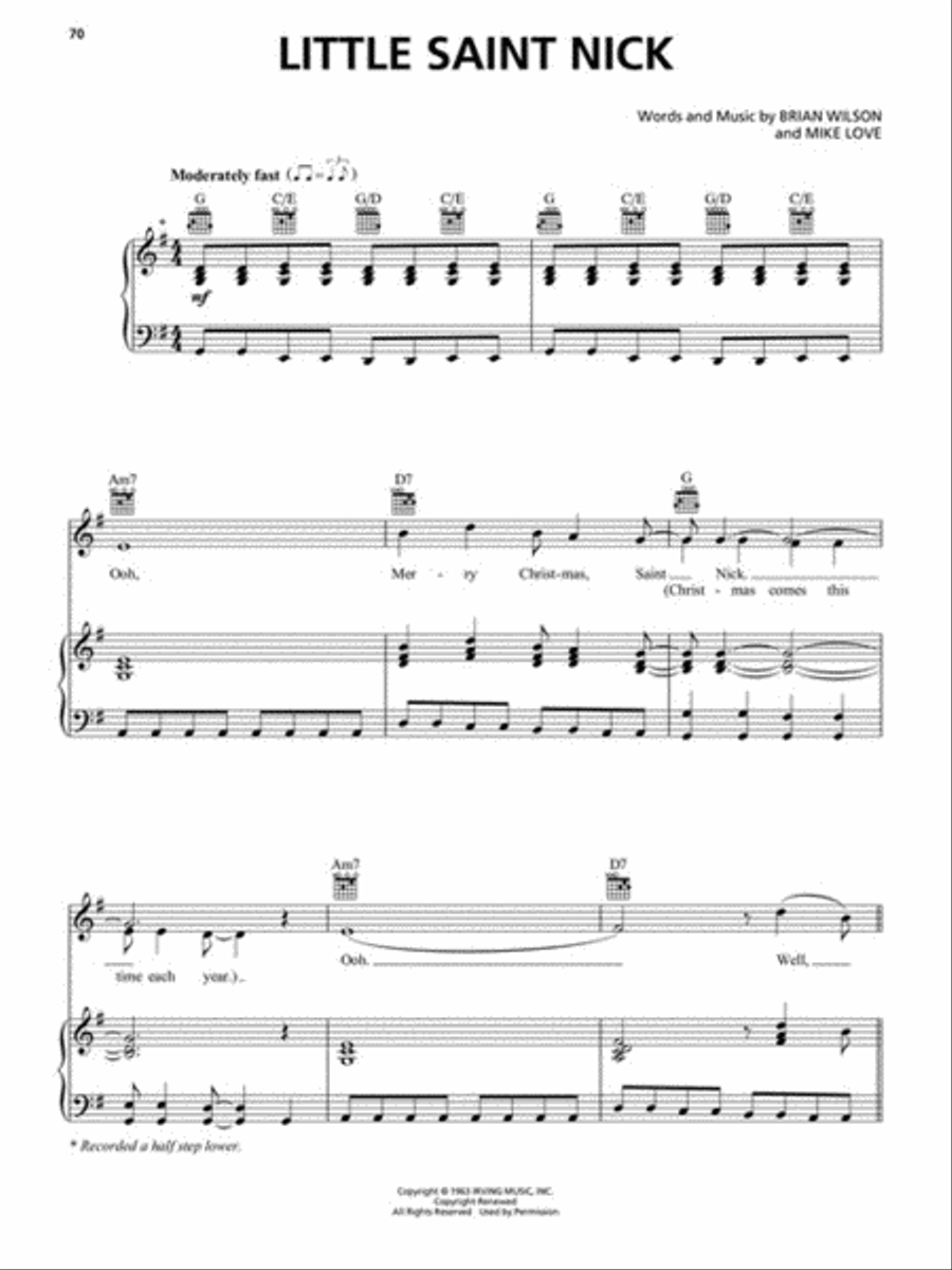 Popular Christmas Sheet Music: 1940-1979 Piano, Vocal, Guitar scores gallery preview page 4