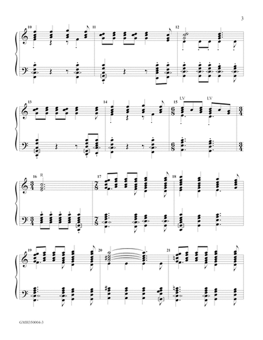 Glory Divine (for 3-7 octave handbell ensemble) (site license) image number null