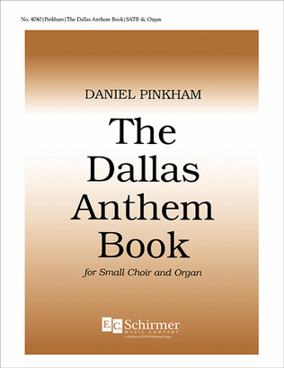 The Dallas Anthem Book