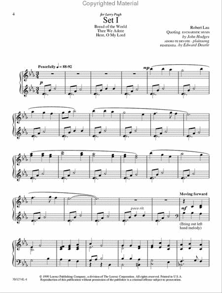With This Bread Piano Solo scores gallery preview page 2