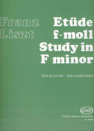 Book cover for Etüden No. 10 Etude