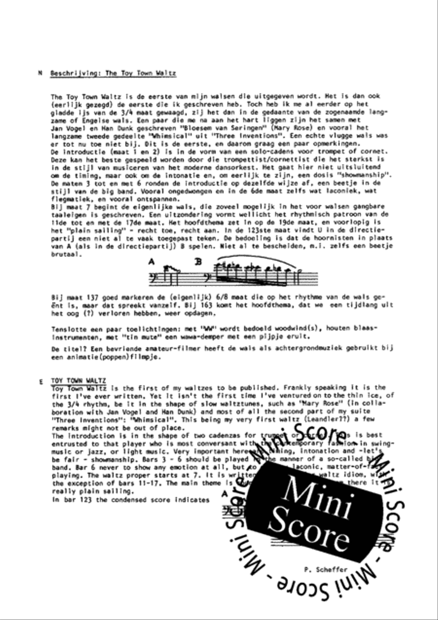 Toy Town Waltz Fanfare Band scores gallery preview page 5