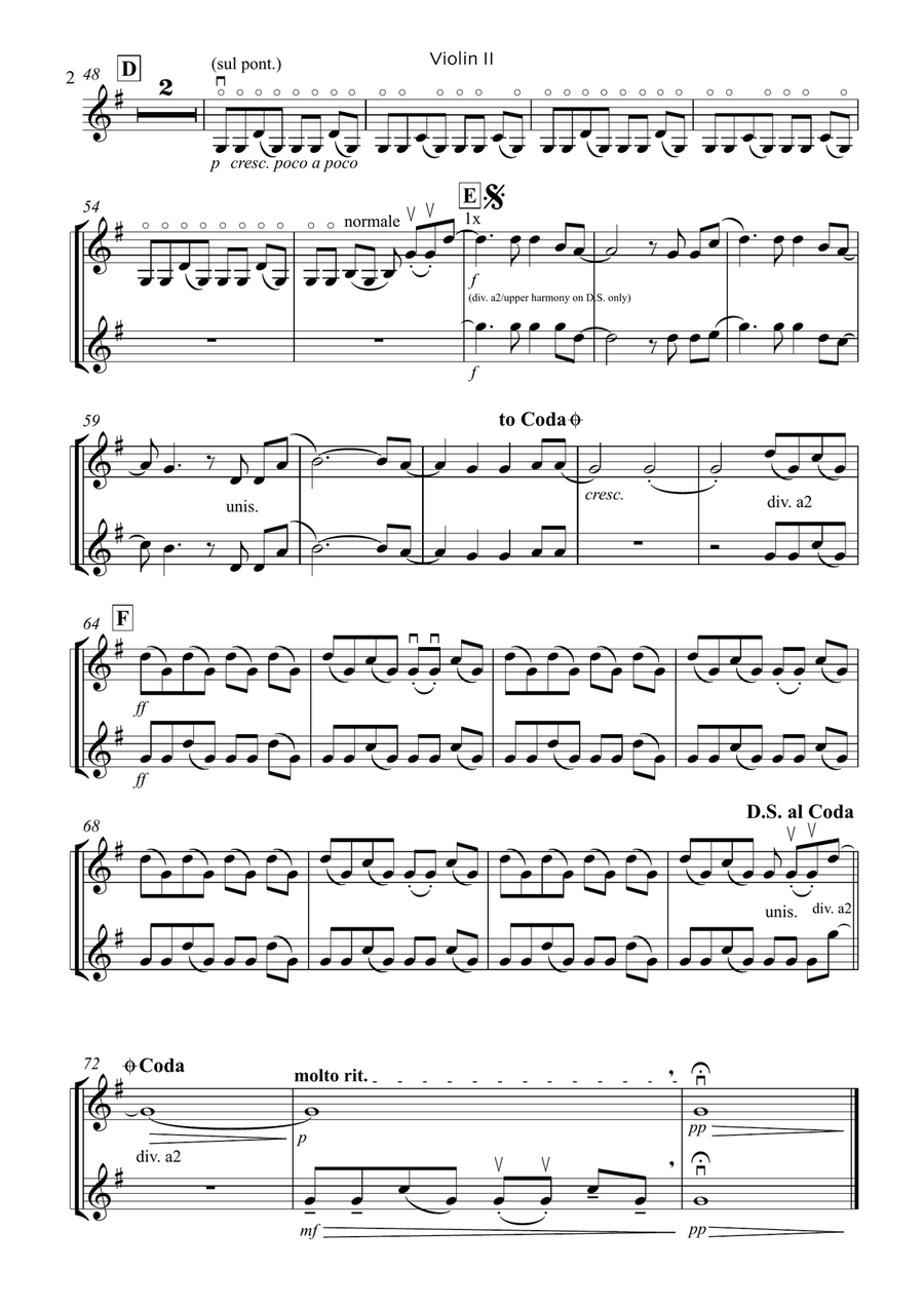 Shadow Of The Day String Orchestra scores gallery preview page 4