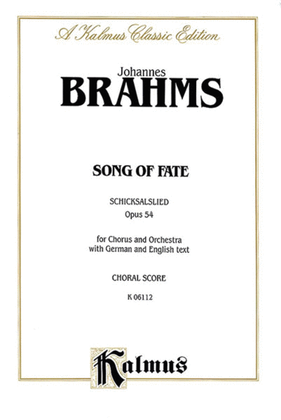 Book cover for Song of Fate (Schicksalslied), Op. 54