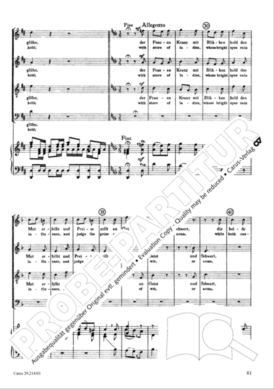 L'Allegro, il Pensieroso ed il Moderato TB scores gallery preview page 82