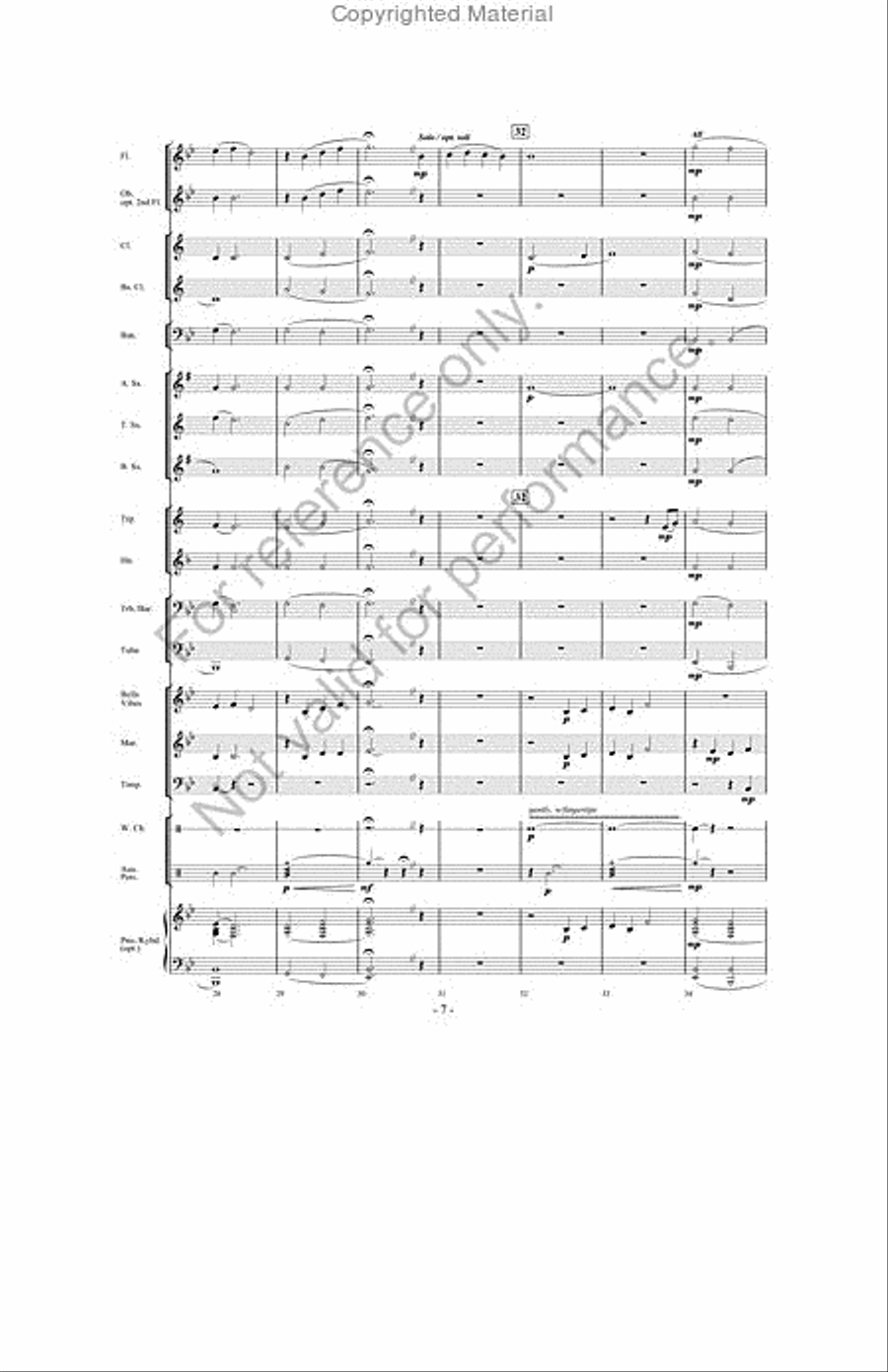 A Song For Peace A Song For Peace Concert Band scores gallery preview page 6