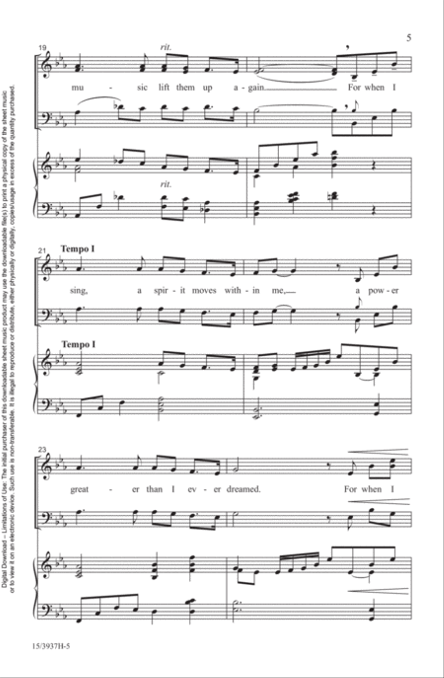 When I Sing 3-Part scores gallery preview page 5