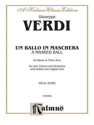 Book cover for Un Ballo in Maschera