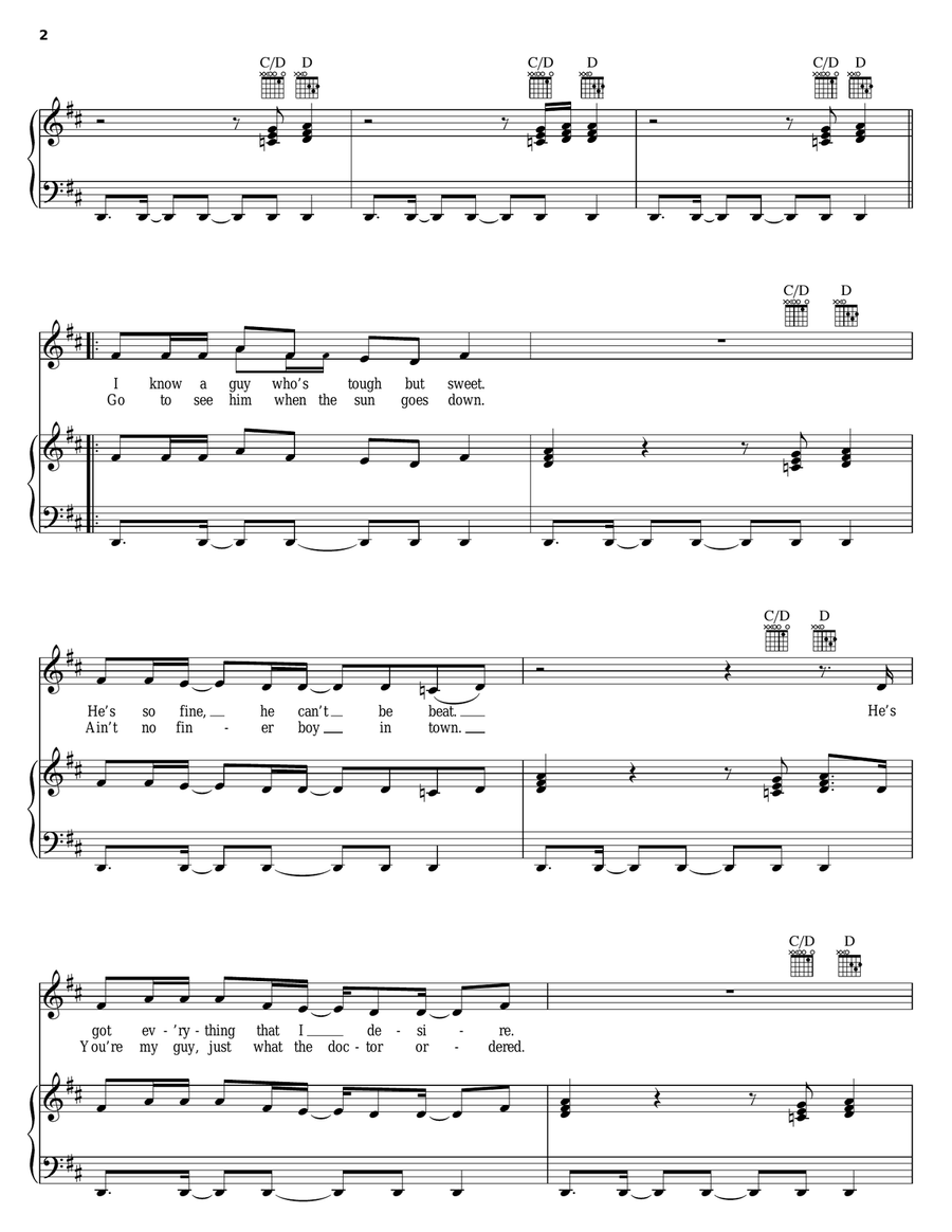 I Want Candy I Want Candy Piano, Vocal, Guitar scores gallery preview page 2