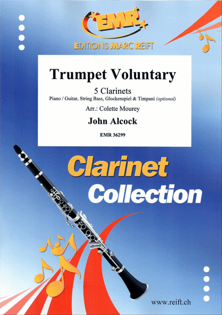 Trumpet Voluntary Clarinet scores gallery preview page 1