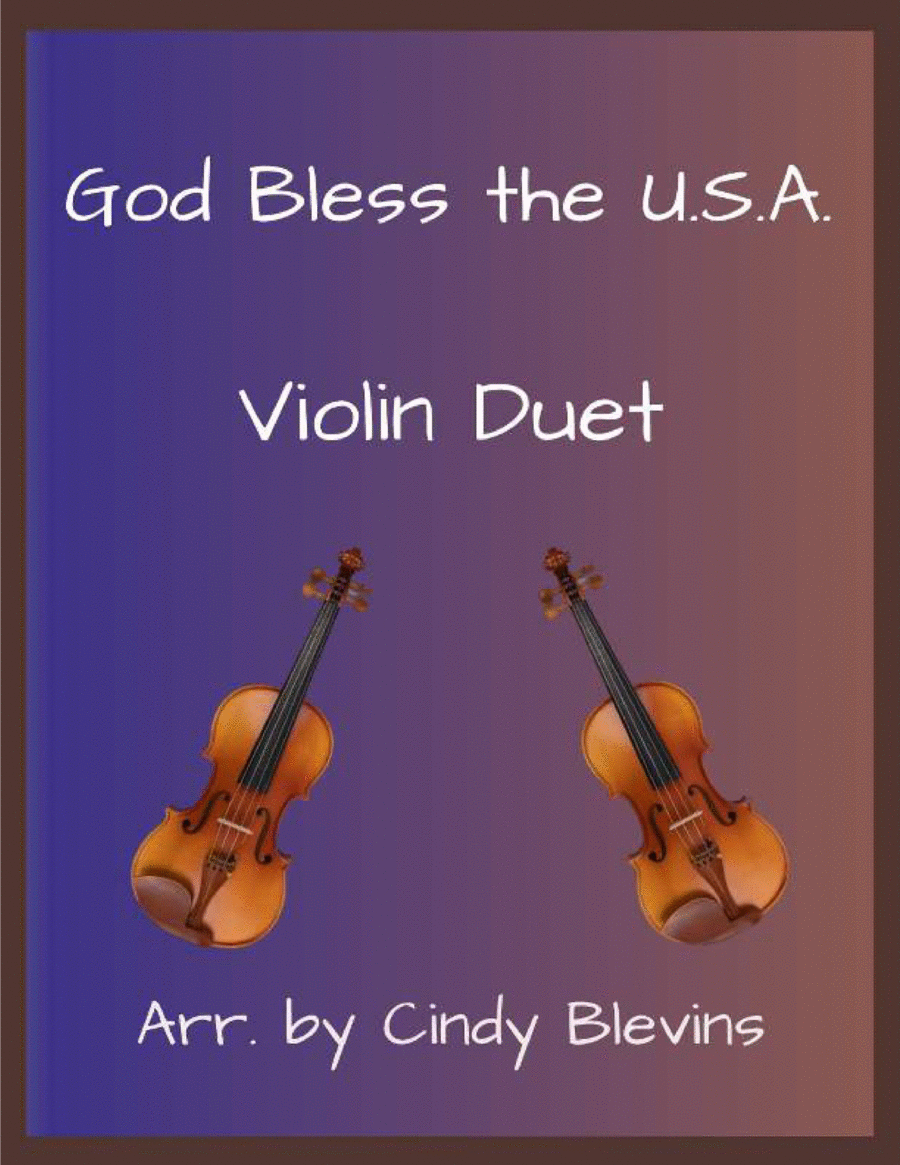 God Bless The U.S.A. String Duet scores gallery preview page 1