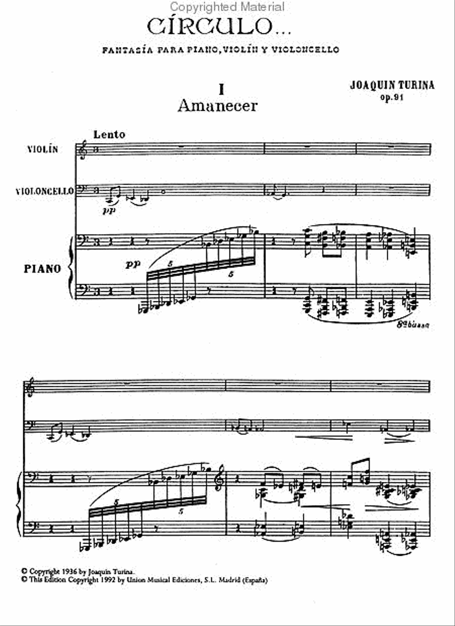 Circulo Op. 91 Piano Trio scores gallery preview page 2