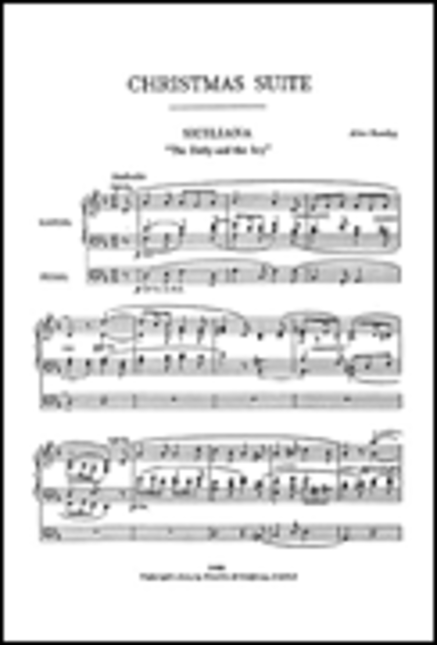 Alec Rowley: Christmas Suite For Organ Organ Solo scores gallery preview page 1