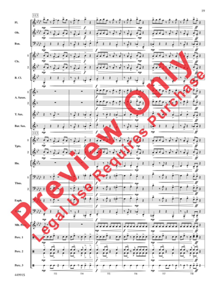 Amazonia Concert Band scores gallery preview page 20