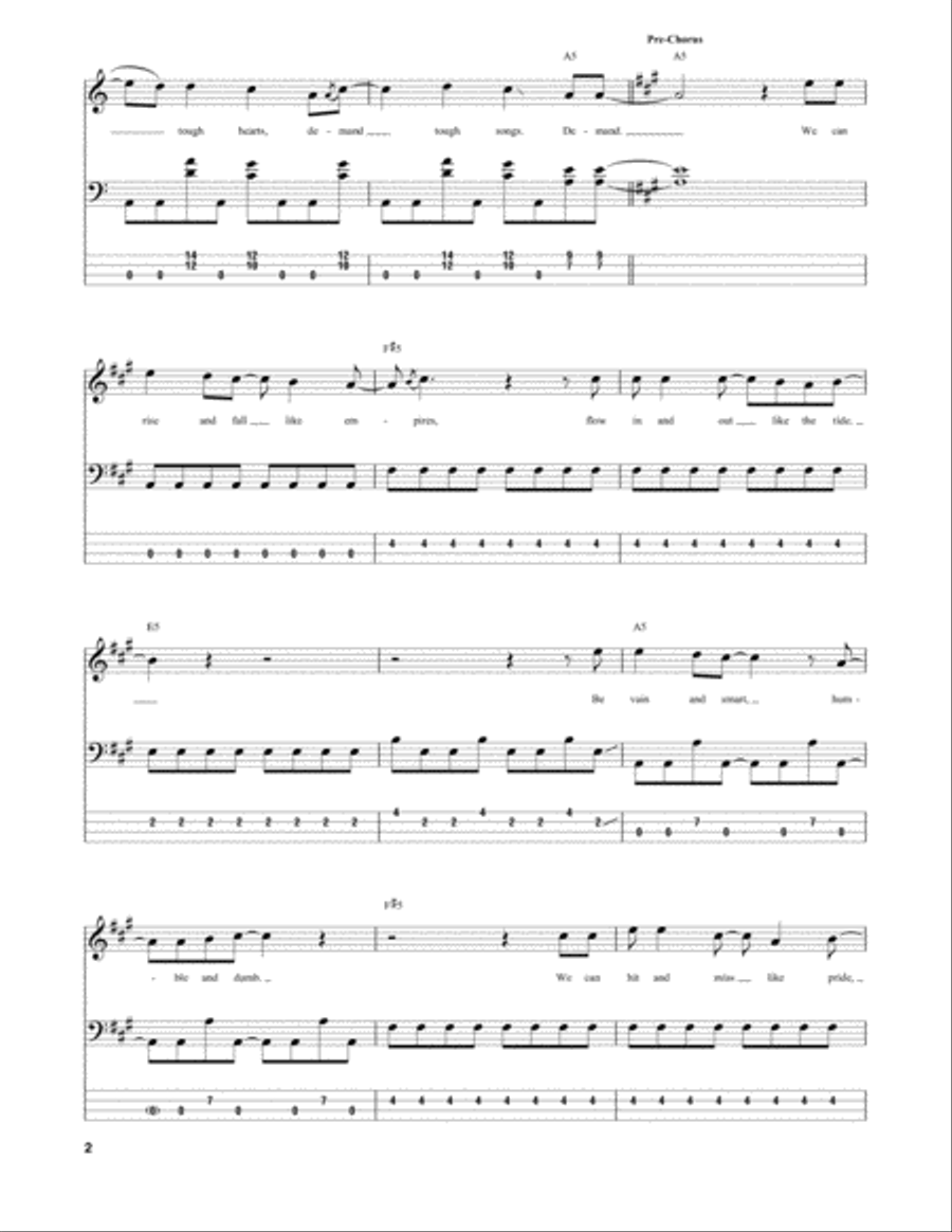 Force Ten Force Ten Guitar Tablature scores gallery preview page 2