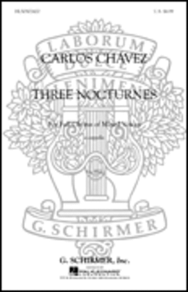 Book cover for 3 Nocturnes A Cappella