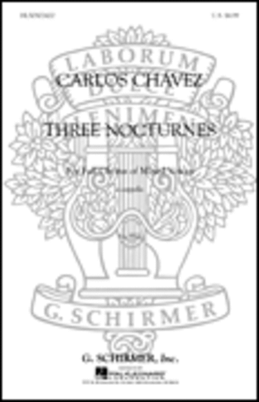 3 Nocturnes A Cappella 3 Nocturnes A Cappella 4-Part scores gallery preview page 1