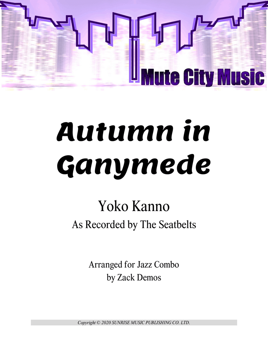 Autumn In Ganymede Jazz Ensemble scores gallery preview page 1