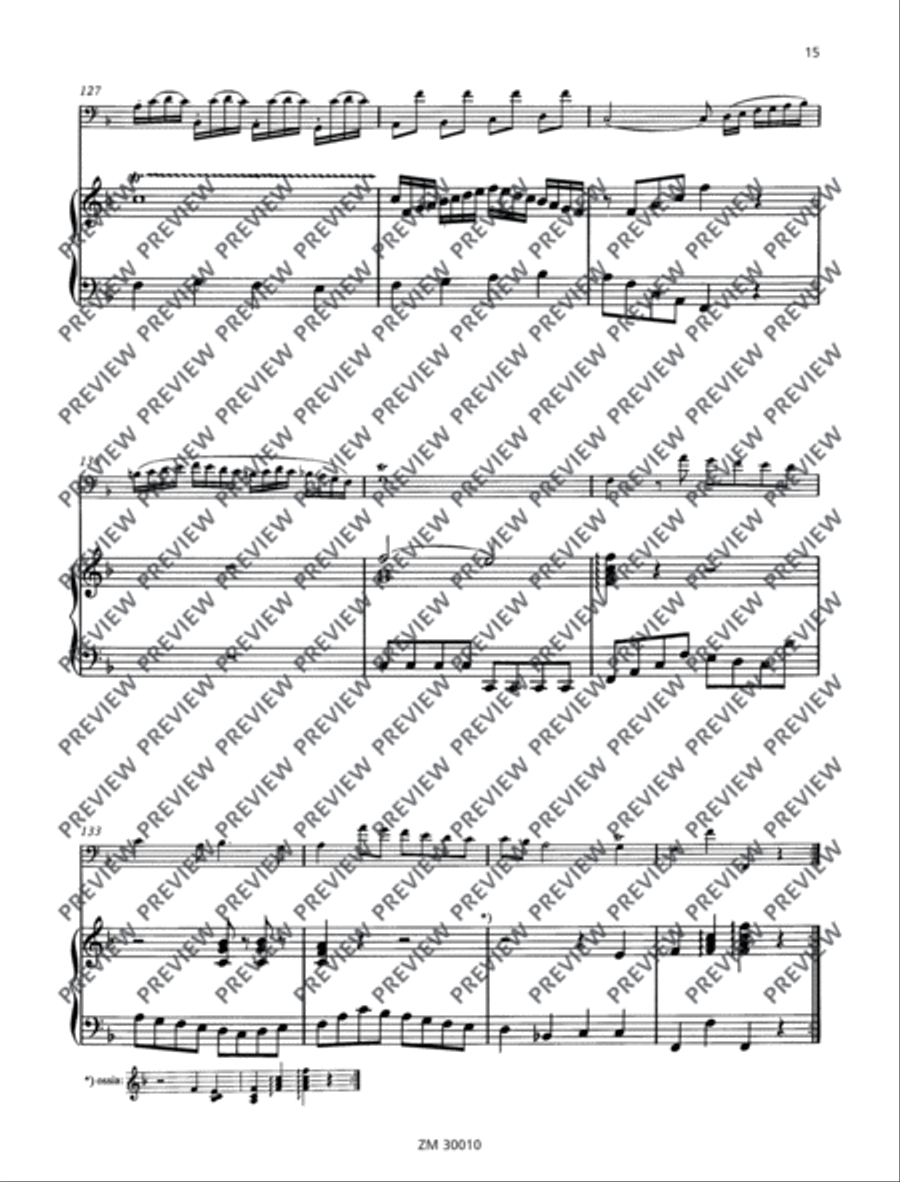 6 Sonatas Bassoon scores gallery preview page 16